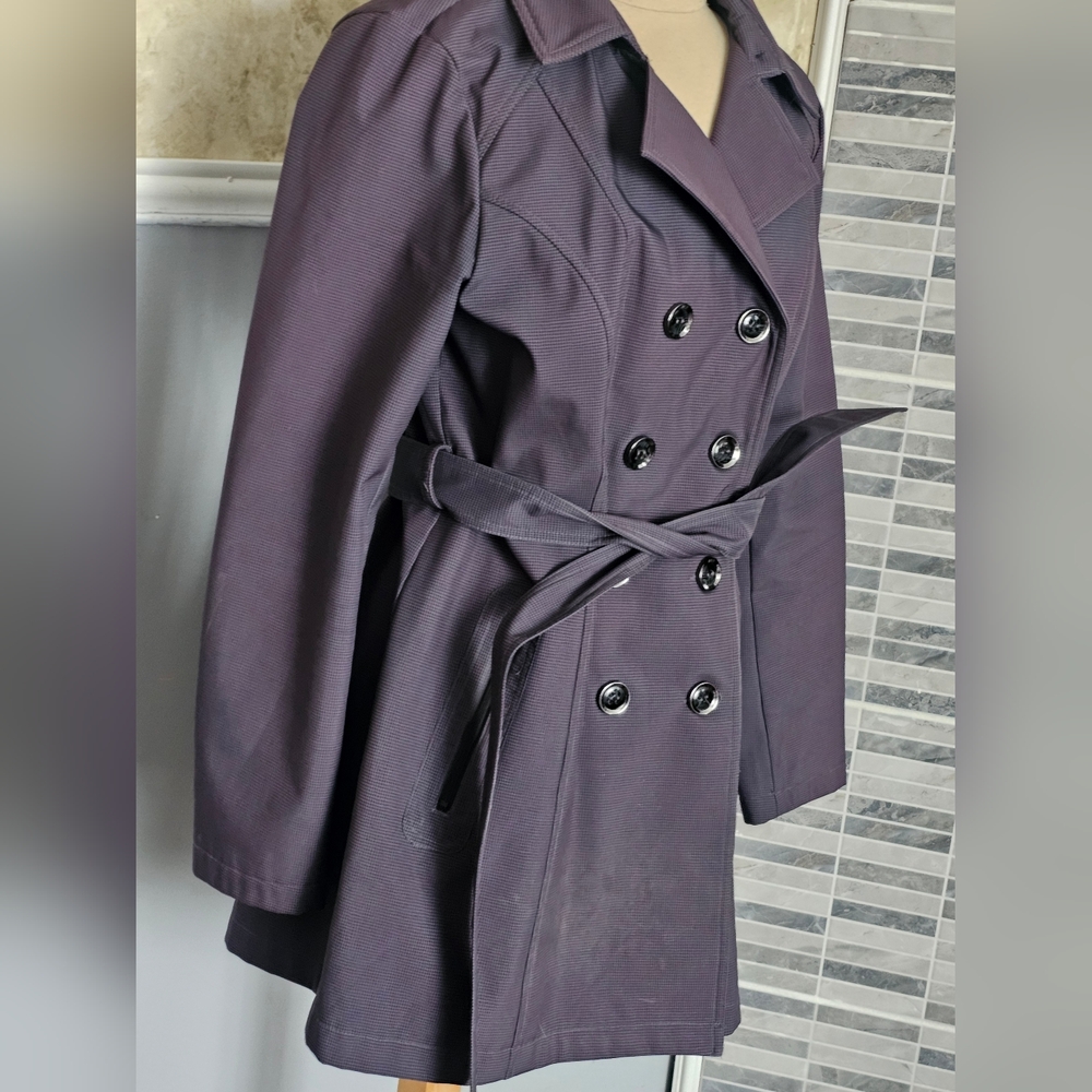 Sebby Collection women's Fall Spring Rain Jacket M‎ - Picture 2 of 12